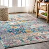 Jonathany Bohemian Flair BMF103B Navy/Cream Area Rug 3 ft. X 5 ft. Rectangle