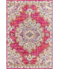 Bohemian FLAIR Boho Vintage Medallion Pink/Cream 3 ft. x 5 ft. Area Rug