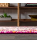 Bohemian FLAIR Boho Vintage Medallion Pink/Cream 3 ft. x 5 ft. Area Rug