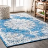 Jonathany Bohemian Flair BMF104B Blue/Cream Area Rug 3 ft. X 5 ft. Rectangle