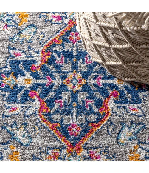 Bohemian FLAIR Boho Vintage Medallion Multi 2 ft. x 8 ft. Runner Rug