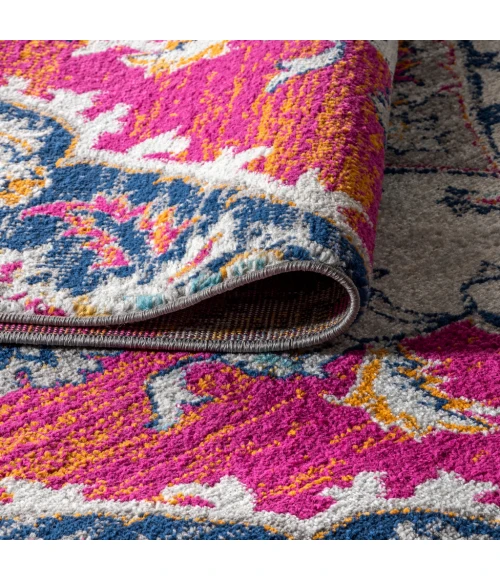 Bohemian FLAIR Boho Vintage Medallion Multi 2 ft. x 8 ft. Runner Rug