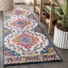 Jonathany Bohemian Flair BMF106A Blue/Multi Area Rug 2 ft. 3 in. X 8 ft. Runner