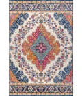 Bohemian FLAIR Boho Vintage Medallion Blue/Multi 8 ft. x 10 ft. Area Rug