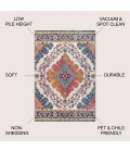 Jonathan Y BOHEMIAN FLAIR Blue BMF106A 10ft. X 14ft. Rect. Rug