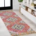 Jonathany Bohemian Flair BMF106C Fuchsia/Ivory Area Rug 2 ft. 3 in. X 8 ft. Runner