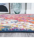 Bohemian Flair Boho Vintage Medallion Fuchsia/Ivory 2 ft. x 8 ft. Runner Rug