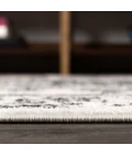 Inigo Cottage Medallion Dark Gray/Cream 2 ft. x 8 ft. Runner Rug