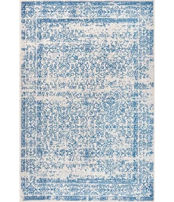 Jonathany Bohemian Flair BMF108A Cream/Blue Area Rug 4 ft. X 6 ft. Rectangle