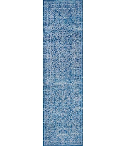 Jonathany Bohemian Flair BMF108B Blue Area Rug 2 ft. 3 in. X 8 ft. Runner