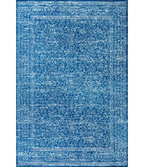Azul Filigree Blue 8 ft. x 10 ft. Area Rug
