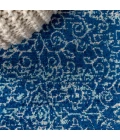 Azul Filigree Blue 8 ft. x 10 ft. Area Rug