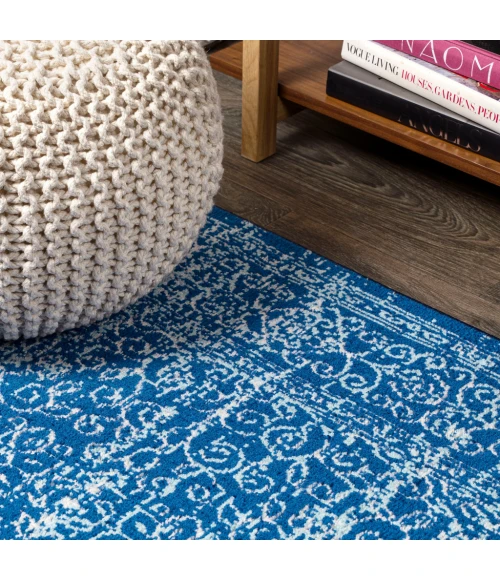 Azul Filigree Blue 8 ft. x 10 ft. Area Rug