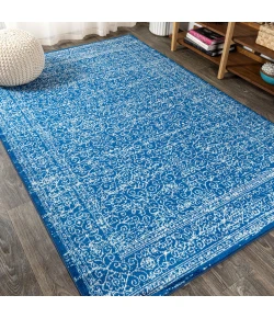 Jonathany Bohemian Flair BMF108B Blue Area Rug 7 ft. 9 in. X 10 ft. Rectangle