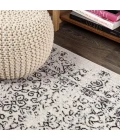 Ferro Filigree Gray/Black 4 ft. x 6 ft. Area Rug