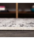 Ferro Filigree Gray/Black 2 ft. x 8 ft. Runner Rug