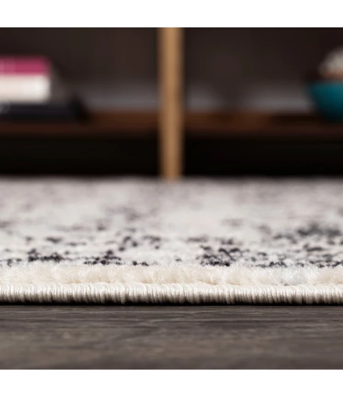 Ferro Filigree Gray/Black 2 ft. x 8 ft. Runner Rug