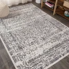 Jonathany Bohemian Flair BMF108C Gray/Black Area Rug 3 ft. X 5 ft. Rectangle