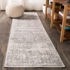 Jonathany Bohemian Flair BMF108D Gray/Dark Gray Area Rug 2 ft. 3 in. X 8 ft. Runner