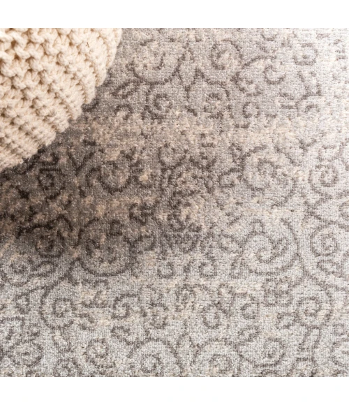 Ferro Filigree Modern Gray/Dark Gray 4 ft. x 6 ft. Area Rug