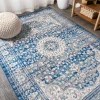 Jonathany Bohemian Flair BMF109A Blue/Dark Gray Area Rug 3 ft. X 5 ft. Rectangle