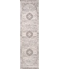 Scala Ornate Bohemian Medallion Gray/Cream 2 ft. x 8 ft. Runner Rug