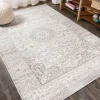 Jonathany Bohemian Flair BMF109B Gray/Cream Area Rug 3 ft. X 5 ft. Rectangle