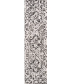 Jonathany Bohemian Flair BMF110A Dark Gray Area Rug 2 ft. 3 in. X 8 ft. Runner