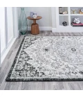 Anaise Ornate Boho Medallion Gray/Black/Cream 4 ft. x 6 ft. Area Rug