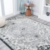 Jonathany Bohemian Flair BMF112A Gray/Black/Cream Area Rug 4 ft. X 6 ft. Rectangle