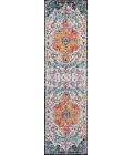 Anaise Ornate Boho Medallion Orange/Fuchsia/Blue/Cream 2 ft. x 8 ft. Runner Rug