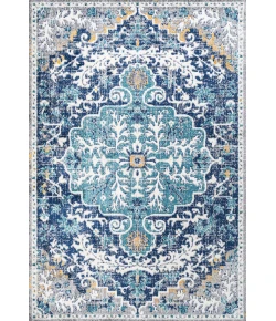 Jonathany Bohemian Flair BMF112C Dark Blue/Gray Area Rug 3 ft. X 5 ft. Rectangle