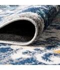 Anaise Ornate Boho Medallion Dark Blue/Gray 2 ft. x 8 ft. Runner Rug