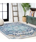 Anaise Ornate Boho Medallion Dark Blue/Gray 3 ft. x 5 ft. Area Rug