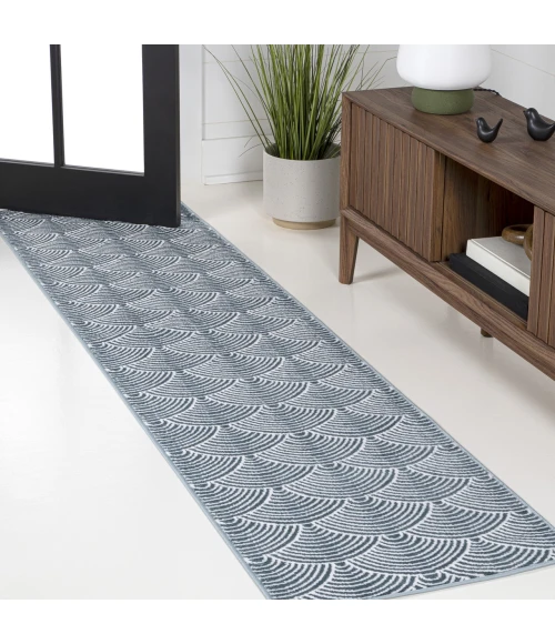 Jonathan Y CARMEL Blue CAR100A 2ft. X 8ft. Rect. Rug