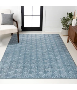 Jonathan Y CARMEL Blue CAR100A 5ft.3in. X 7ft.7in. Rect. Rug