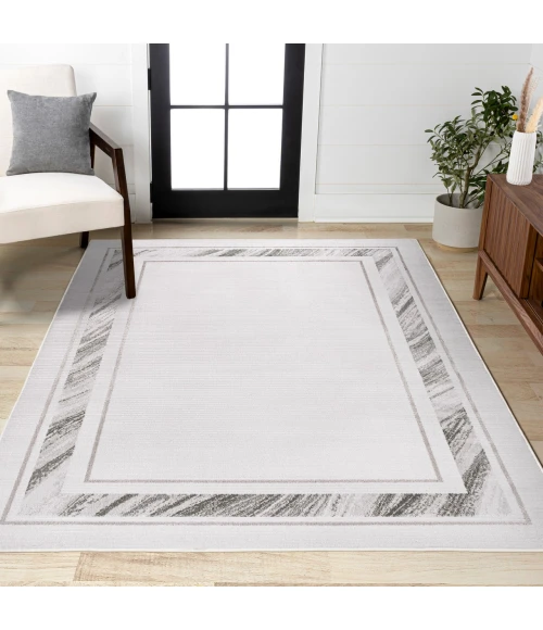 Jonathan Y CARMEL Silver CAR102A 5ft.3in. X 7ft.7in. Rect. Rug