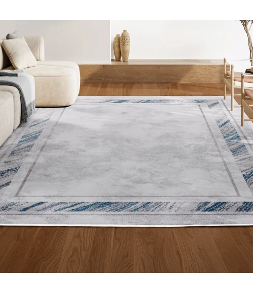 Jonathan Y CARMEL Blue CAR102B 5ft.3in. X 7ft.7in. Rect. Rug