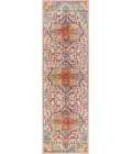 Zafra Vintage Medallion Coral/Blue/Multi 2 ft. x 8 ft. Runner Rug