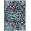 Jonathany California Vintage CAV101A Peacock Blue/Navy Area Rug 4 ft. X 6 ft. Rectangle