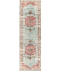 Andalus Vintage Medallion Coral/Ivory 2 ft. x 8 ft. Runner Rug