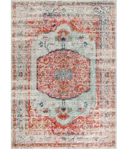 Jonathany California Vintage CAV102A Coral/Ivory Area Rug 5 ft. 3 in. X 7 ft. 7 in. Rectangle