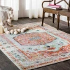Jonathany California Vintage CAV102A Coral/Ivory Area Rug 5 ft. 3 in. X 7 ft. 7 in. Rectangle