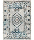 Osuna Diamond Vintage Medallion Indigo Blue/Ivory 5 ft. x 8 ft. Area Rug
