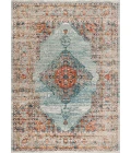 Cadiz Vintage Medallion Coral/Turquoise 5 ft. x 8 ft. Area Rug