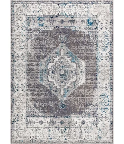 Jonathany California Vintage CAV105A Gray/Ivory Area Rug 5 ft. 3 in. X 7 ft. 7 in. Rectangle