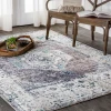 Jonathany California Vintage CAV105A Gray/Ivory Area Rug 5 ft. 3 in. X 7 ft. 7 in. Rectangle