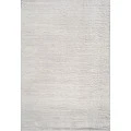 Groovy Solid Shag White 3 ft. x 5 ft. Area Rug
