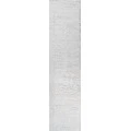 Groovy Solid Shag Ivory 2 ft. x 10 ft. Runner Rug