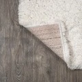 Groovy Solid Shag Ivory 3 ft. x 5 ft. Area Rug